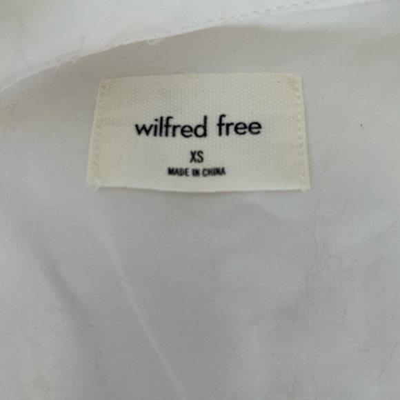 Aritzia Wilfred free white button up - Picture 3 of 3